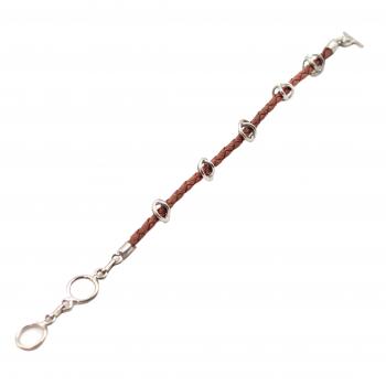 HAND CRAFTED Sterling Silver PLAIN THREAD Bracelet